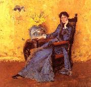 William Merritt Chase Portrait of Miss Dora Wheeler china oil painting reproduction